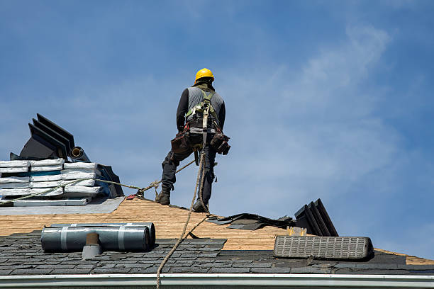 Professional Roofing technician working in Eaton, NY